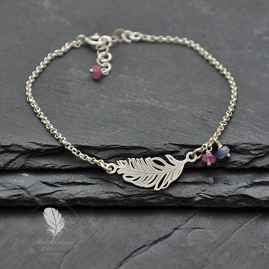 Silver feather Marta Latawiec