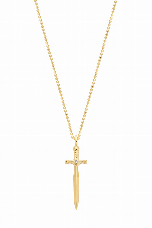 Naszyjnik Glaive Cross Gold Alicja&Maria Jewellery