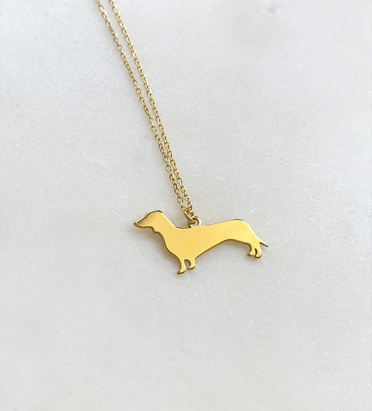 wisiory Wyprzedaż wzoru -25% Jamnik - Naszyjnik - Piesek