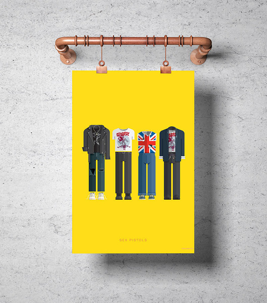Plakat Sex Pistols  minimalmill