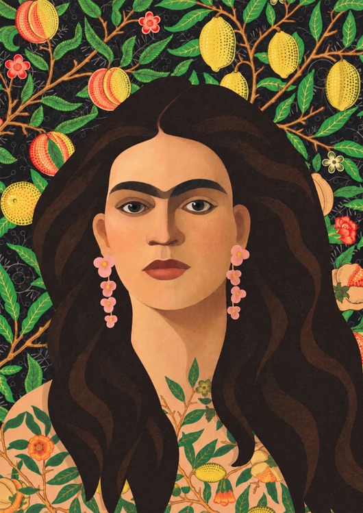 plakaty Fruit Frida - Plakat Fine Art