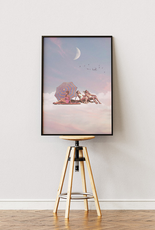 plakaty Plakat Przyjaciele - Kolaż Fine Art