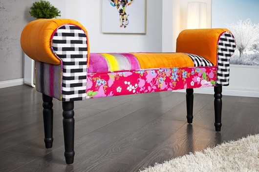 Ławeczka Patchwork Ibiza II 100cm Home Design