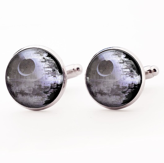 spinki do mankietów Gwiazda śmierci - spinki do mankietów - 0255