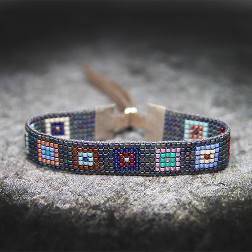 Otaci - Bransoletka etniczna - beading Djenka