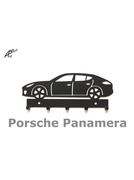 Wieszak na klucze Porsche Panamera auto Prezent ArtSteel