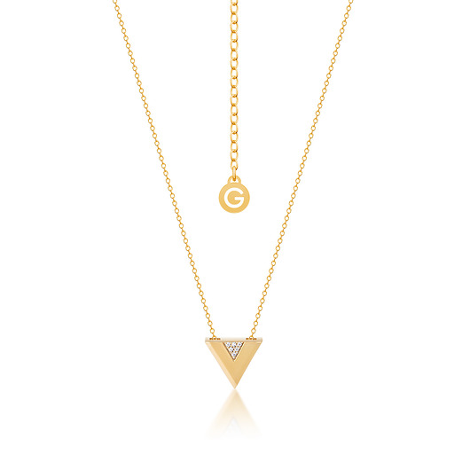 złote naszyjniki Naszyjnik triangle gold N07