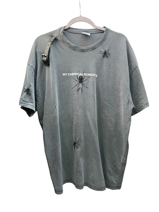 t-shirt damskie Koszulka My Chemical Romance z pająkami 3D