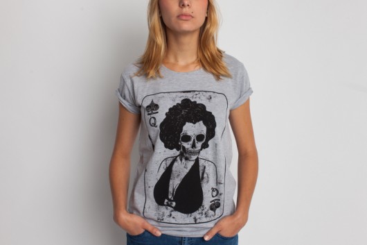 UNISEX DEAD QUEEN gray SASHKA