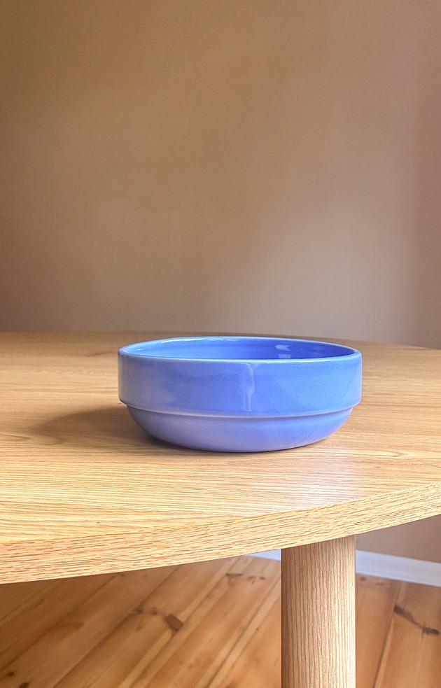 talerze, miski Miska  [wzór: niebieski] 17 cm