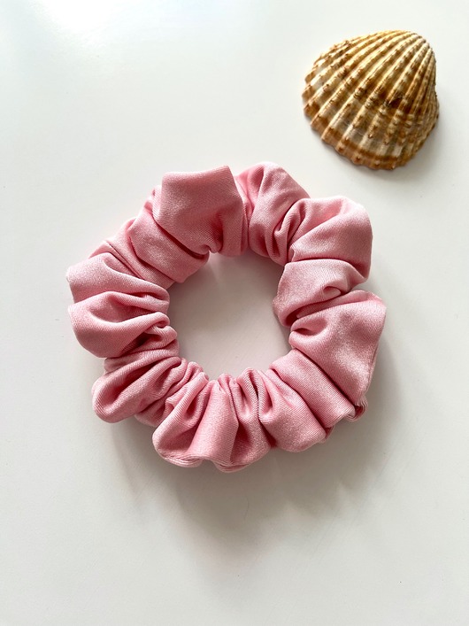 gumki do włosów Gumka do włosów Beach Scrunchie - Plażówka Pink