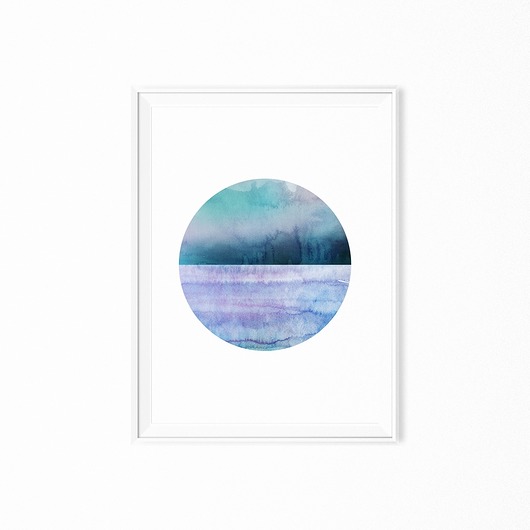 Plakat skandynawski Circle 30x40 cm A3 myscandi