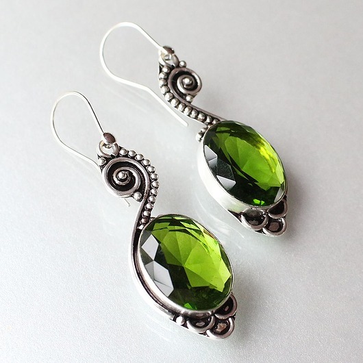 kolczyki srebrne Oliwin kolczyki srebrne - pomyślność i przedsiębiorczość