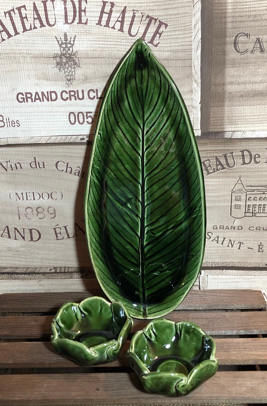 patery i talerze Patera liść L z miseczkami