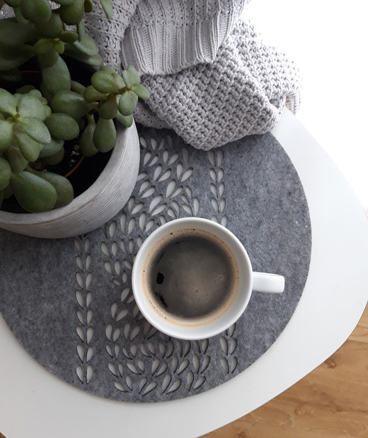 podkładki do kuchni Podkładki warkocz śr.30cm