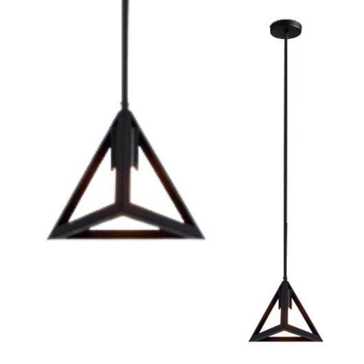 lampy wiszące Lampa wisząca zwis żyrandol lampa na sufit czarna LED E27