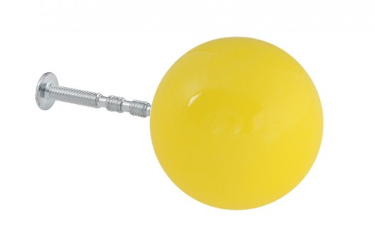 Uchwyt kula 3,5 cm słoneczny żółty Inzynieria Designu