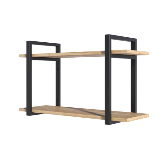 regały i półki Półka na Ściane Dąb Craft Wiszaca Regał Kwietnik Nowoczesna 80 cm