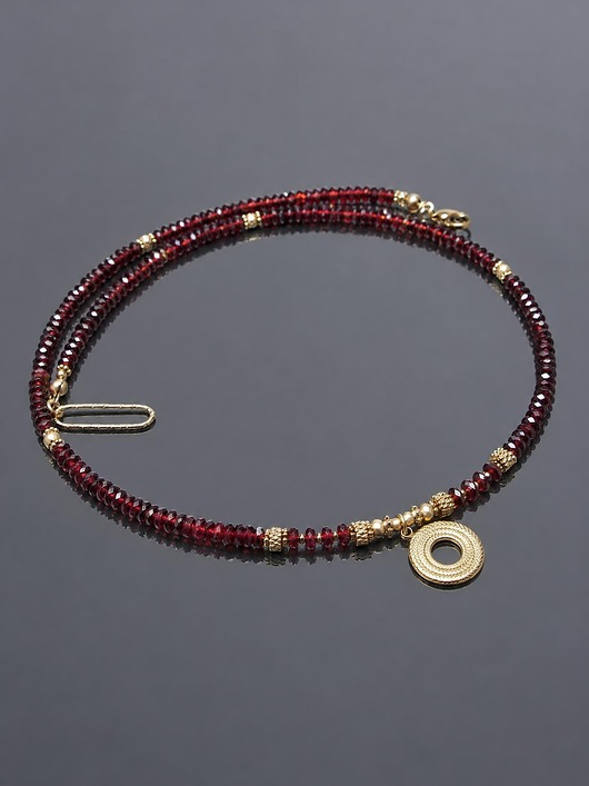 chokery Granaty choker vol. 20 /22.10.26/- Szlachetna kolekcja