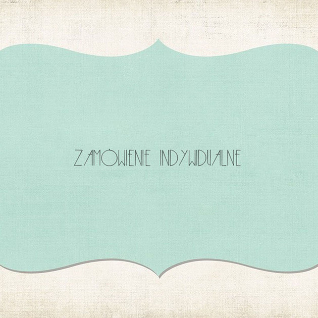 wisiory Zamówienie indywidualne