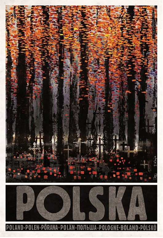 plakaty Plakat Polska Zaduszki (R. Kaja) 98x68 cm