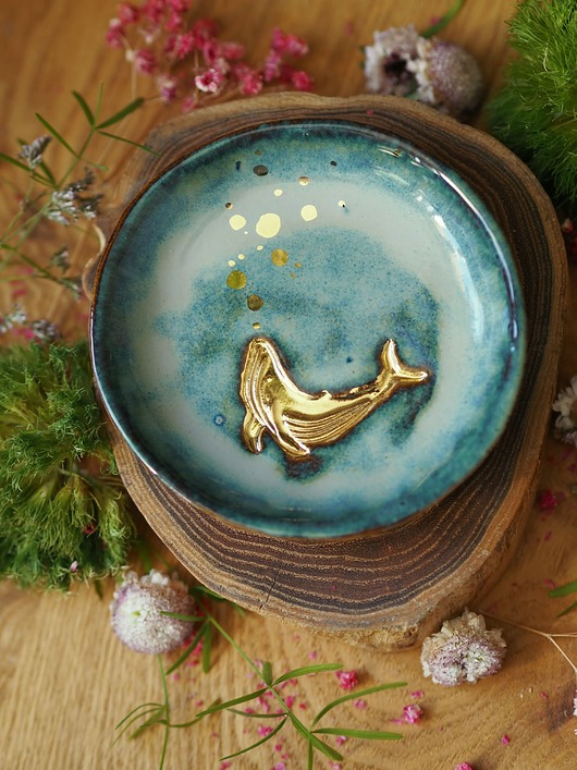 pojemniki na biżuterię Spodek na biżuterię lub palo santo