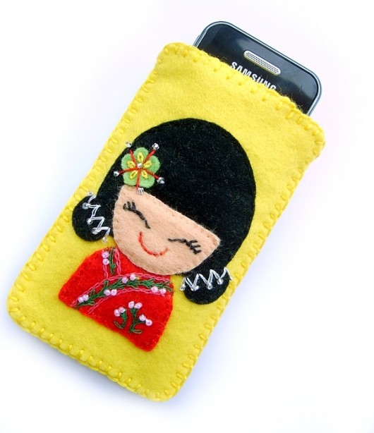 Etui na telefon Orient Girl Tulis