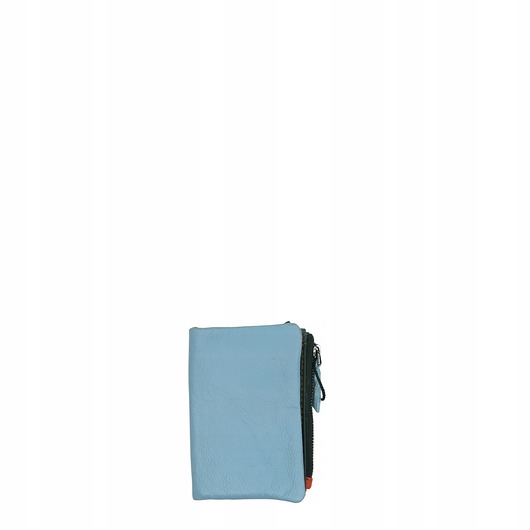 portfele damskie Portfel damski mały skórzany na prezent miejsce na banknoty monety OLIVKA