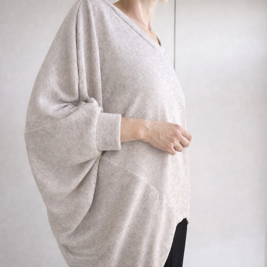 swetry damskie  Sweter VV szary