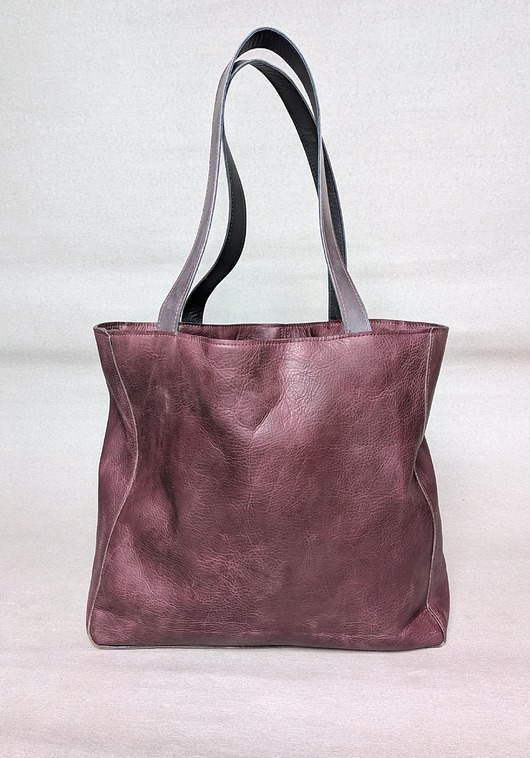 torby na ramię Fioletowa skórzana torba Sale!!!