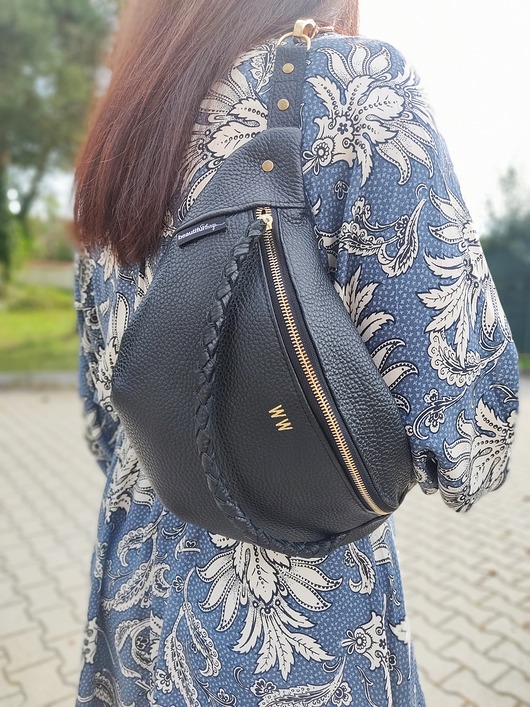 torby na ramię Torebka nerka ze skóry naturalnej - Julie