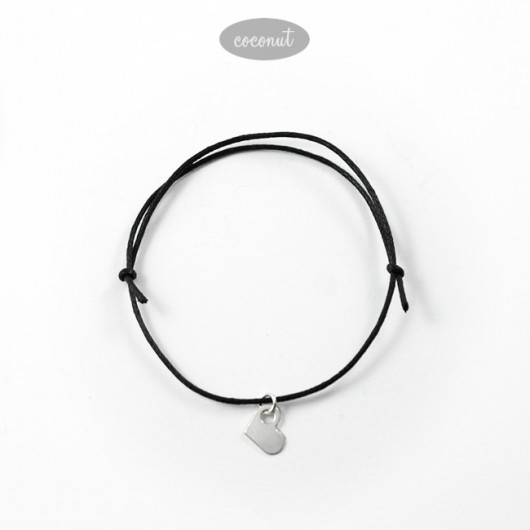 Bransoletka LOVE YOU LONG TIME - srebro COCONUT