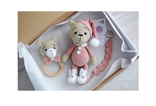 przytulanki dla niemowląt i dzieci Zestaw prezentowy  - śpiochowy