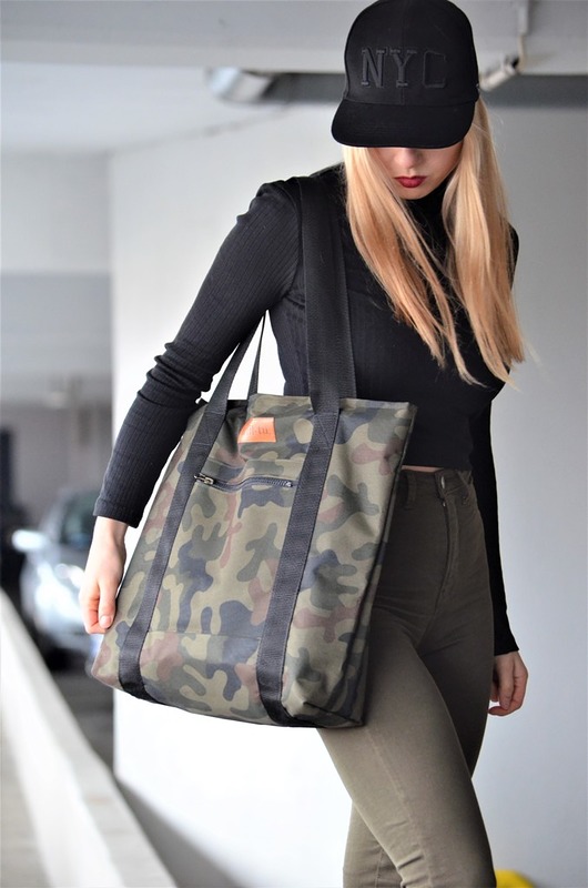Duża torba Miss Szoperka 1 - moro Militu