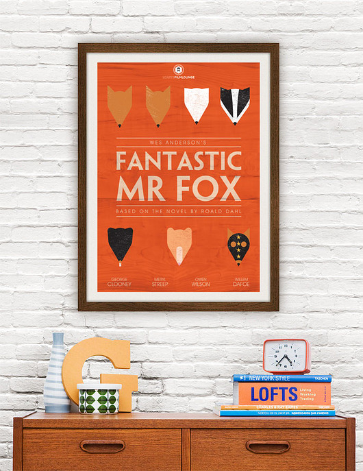 Fantastic Mr. Fox - plakat minimalmill
