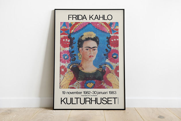 Frida Kahlo  plakat wystawowy Pas De LArt