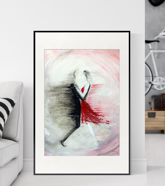 obraz 50X70 cm wykonany ręcznie, ZAM MiniMalArt