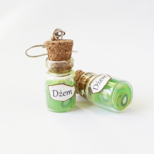 Dzem o smaku kiwi kolczyki Lemon Lovely