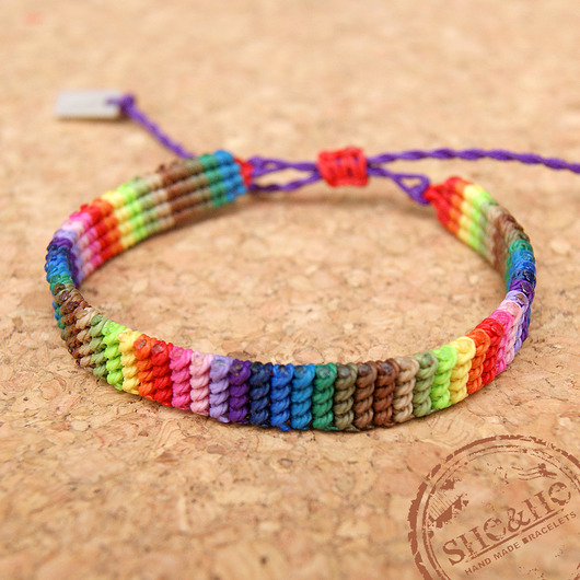 Road - rainbow - 8 mm  SHEandHE