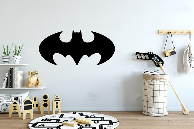 naklejki ścienne do pokoju dziecka Naklejki na ścianę batman logo