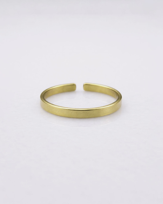 obrączki Prosta - mosiężna obrączka - outlet*