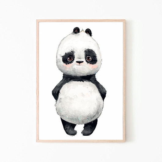 PLAKAT,OBRAZEK Panda nr.1 Dekoracjan