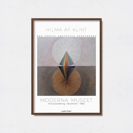 Hilma Af Klint plakat do wystawy Pas De LArt