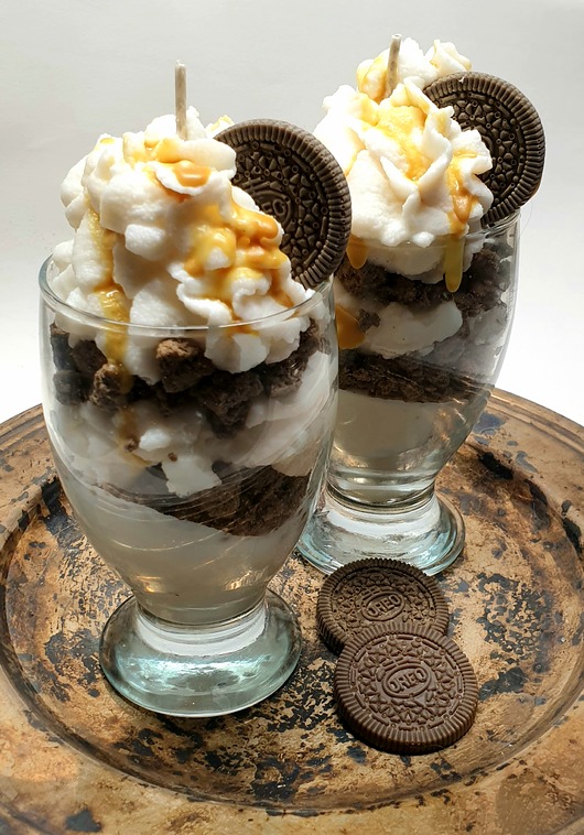 świeczniki i świece Świeca sojowa -ciasteczkowy deser