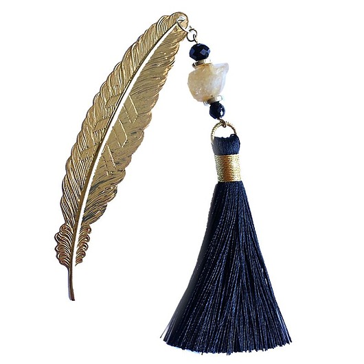 zakładki do książek Onyks surowy cytryn hematyt  zakładka