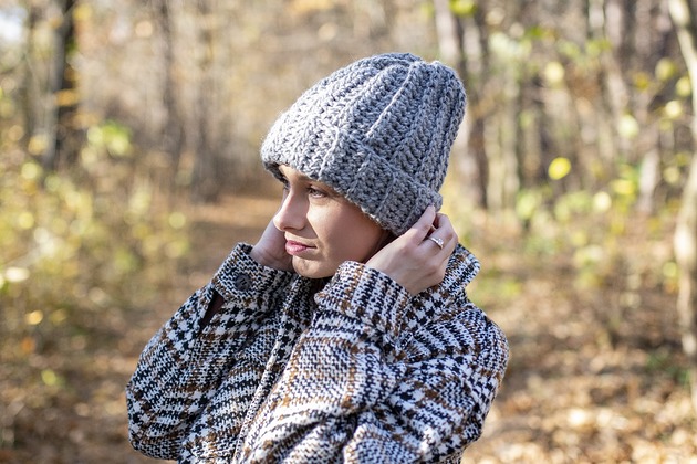 czapki damskie Czapka beanie z Wełny i alpaki