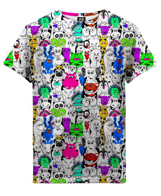 t-shirty dla dziewczynki T-shirt Girl DR.CROW Animal