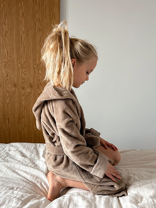 bielizna i piżamy dla dziewczynki Bambusowy / bawełniany szlafrok dziecięcy