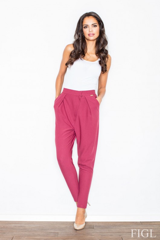 Spodnie M418 Bordo Figl