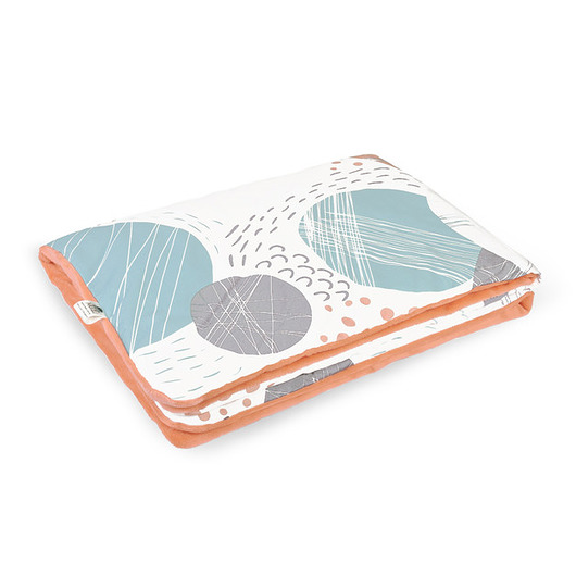 Kocyk niemowlęcy minky Abstract Pastels Myah